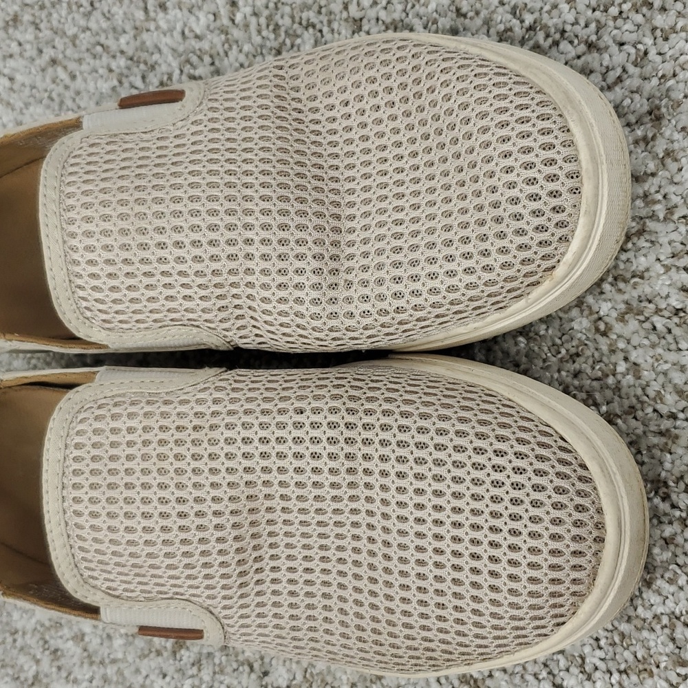 Olukai Pehuea Loafers Mesh Textile Upper Beige Slip On Casual Stretch Womens 8 - Picture 10 of 10